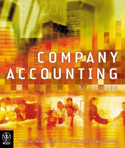 company accounting 6th edition ken leo, john hoggett, john sweeting, jennie radford 0470804769, 978-0470804766