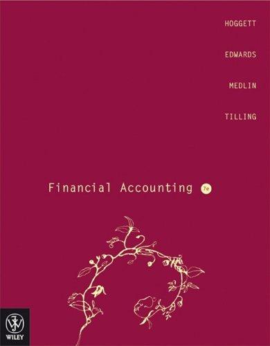 financial accounting 7th edition john hoggett, lew edwards, john medlin, matthew tilling 0470816783,