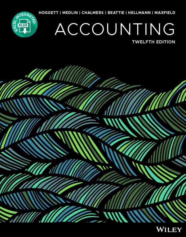 accounting 12th edition john hoggett, john medlin, keryn chalmers, claire beattie, andreas hellmann, jodie