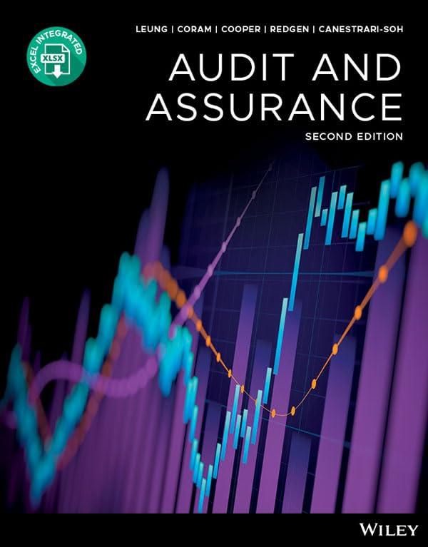 audit and assurance 2nd edition philomena leung, paul coram, barry cooper, kirsty redgen, dominic