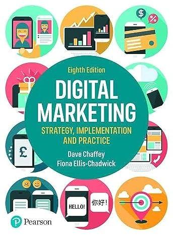 digital marketing strategy implementation and practice 8th edition dave chaffey, fiona ellis chadwick