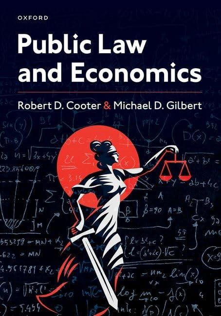 public law and economics 1st edition robert cooter, michael gilbert 0197655882, 978-0197655887