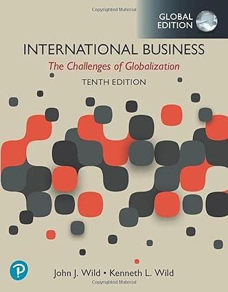 international business the challenges of globalization 10th global edition kenneth wild 1292450312,
