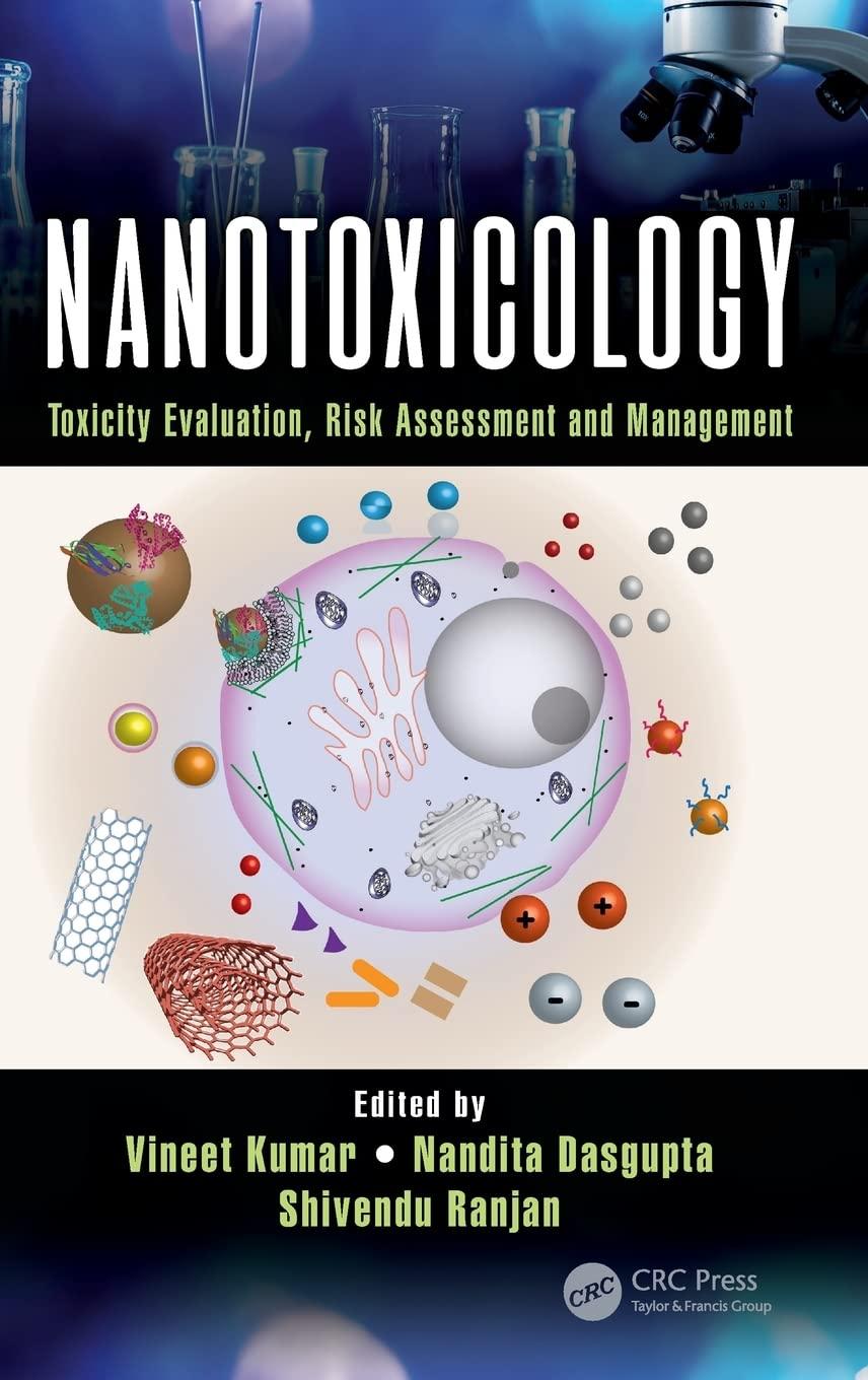 nanotoxicology toxicity evaluation risk assessment and management 1st edition vineet kumar, nandita dasgupta,