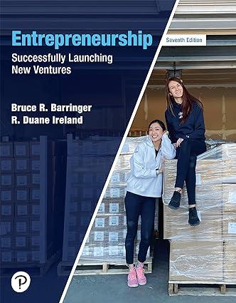 entrepreneurship successfully launching new ventures 7th edition bruce r. barringer, r duane ireland