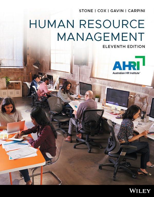 human resource management 11th edition raymond j. stone, anne cox, mihajla gavin, joseph carpini 1394183593,