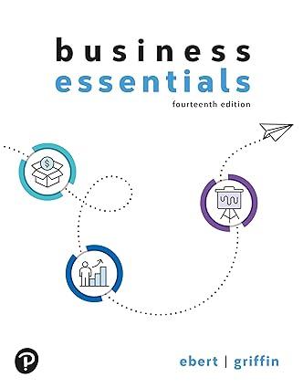 business essentials 14th edition ronald j. ebert, ricky w. griffin 0138072391, 9780138072391