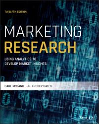 marketing research 12th edition roger gates, carl mcdaniel jr 1119716314, 9781119716310