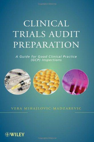 clinical trials audit preparation a guide for good clinical practice gcp inspections 1st edition vera