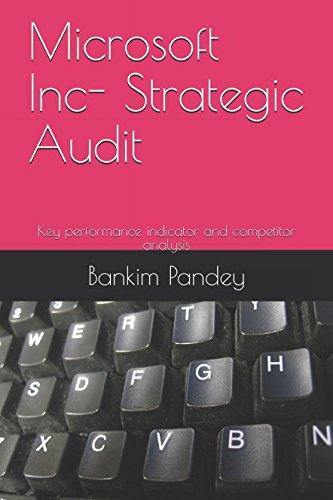 microsoft inc strategic audit key performance indicator and competitor analysis 1st edition er. bankim