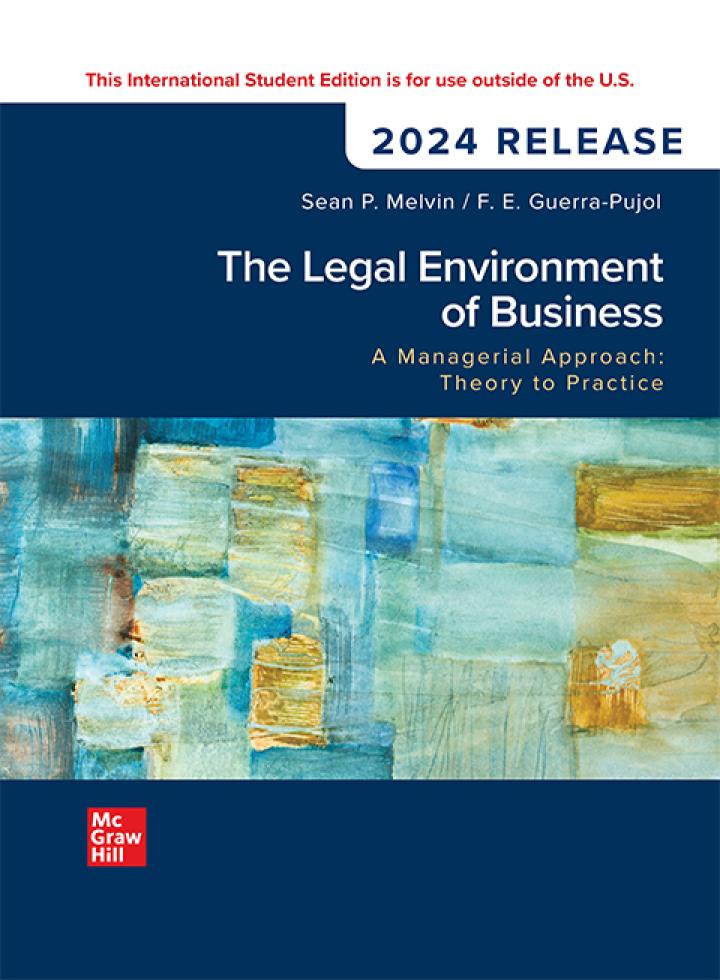 the legal environment of business a managerial approach theory to practice 5th international edition sean p
