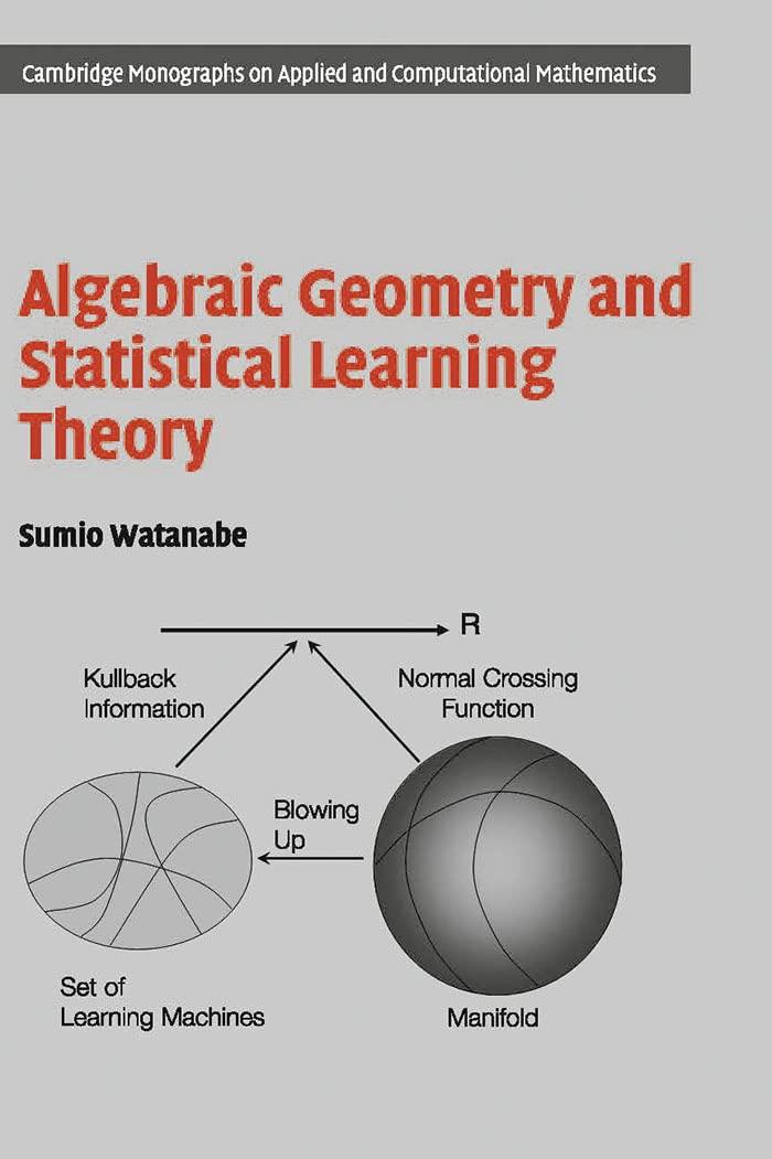 algebraic geometry and statistical learning theory cambridge monographs on applied and computational
