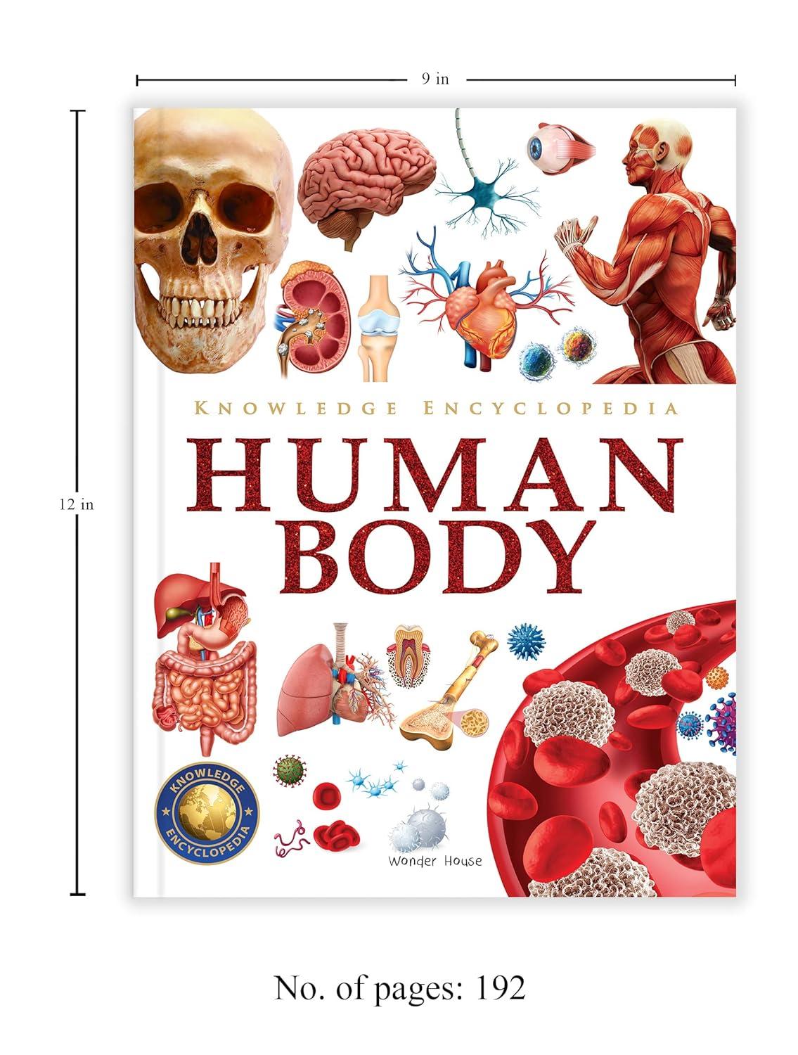 knowledge encyclopedia human body 1st edition wonder house books 9354404111, 978-9354404115