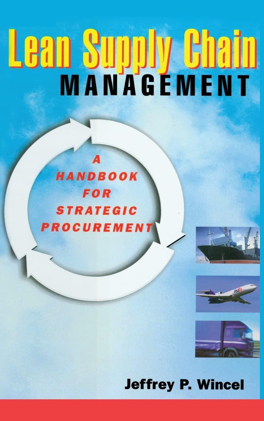 lean supply chain management 1st edition darley matheson 156327289x, 978-1563272899