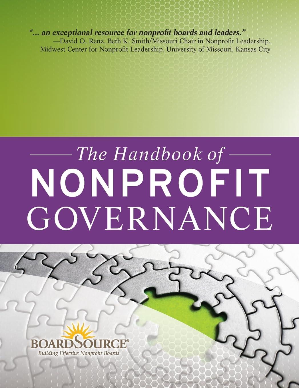 The Handbook Of Nonprofit Governance