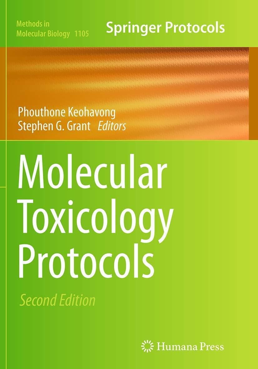 molecular toxicology protocols methods in molecular biology volume 1105 1st edition phouthone keohavong,