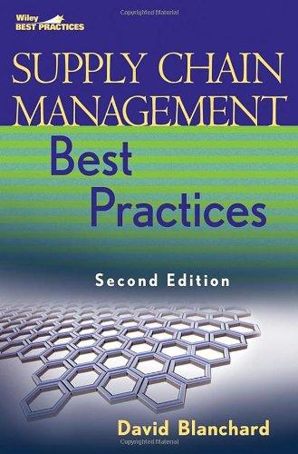 supply chain management best practices 2nd edition david blanchard 0470531886, 9780470531884