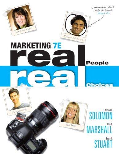 marketing real people real choices 7th edition michael r. solomon, greg w. marshall, elnora w. stuart