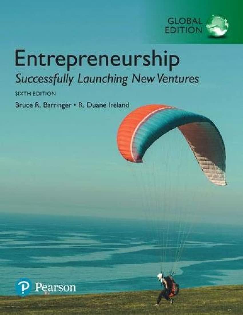 entrepreneurship successfully launching new ventures 6th global edition r. duane ireland, bruce r. barringer