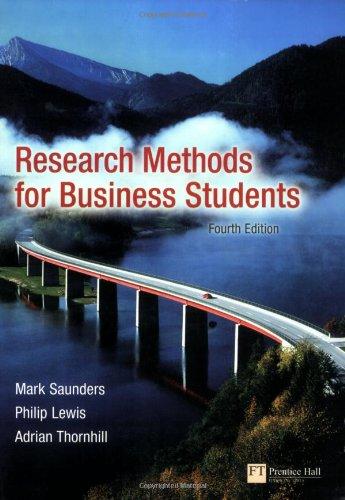 Research Methods For Business Students