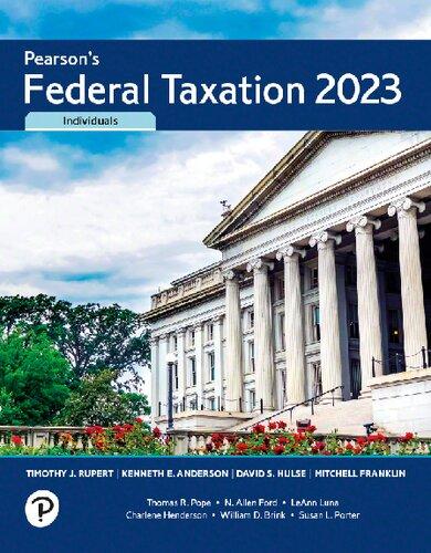 Pearsons Federal Taxation Corporations Partnerships Estates And Trust 2023