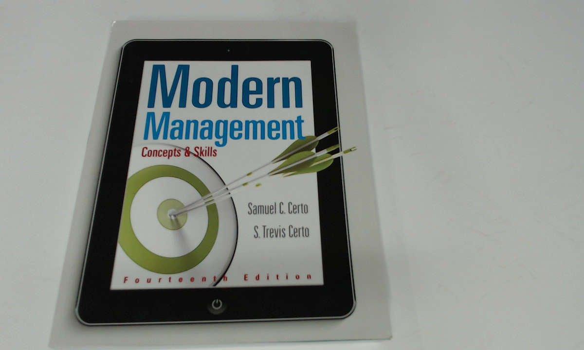 modern management concepts and skills 14th edition samuel c. certo, s. trevis certo 0133859819, 978-0133859812