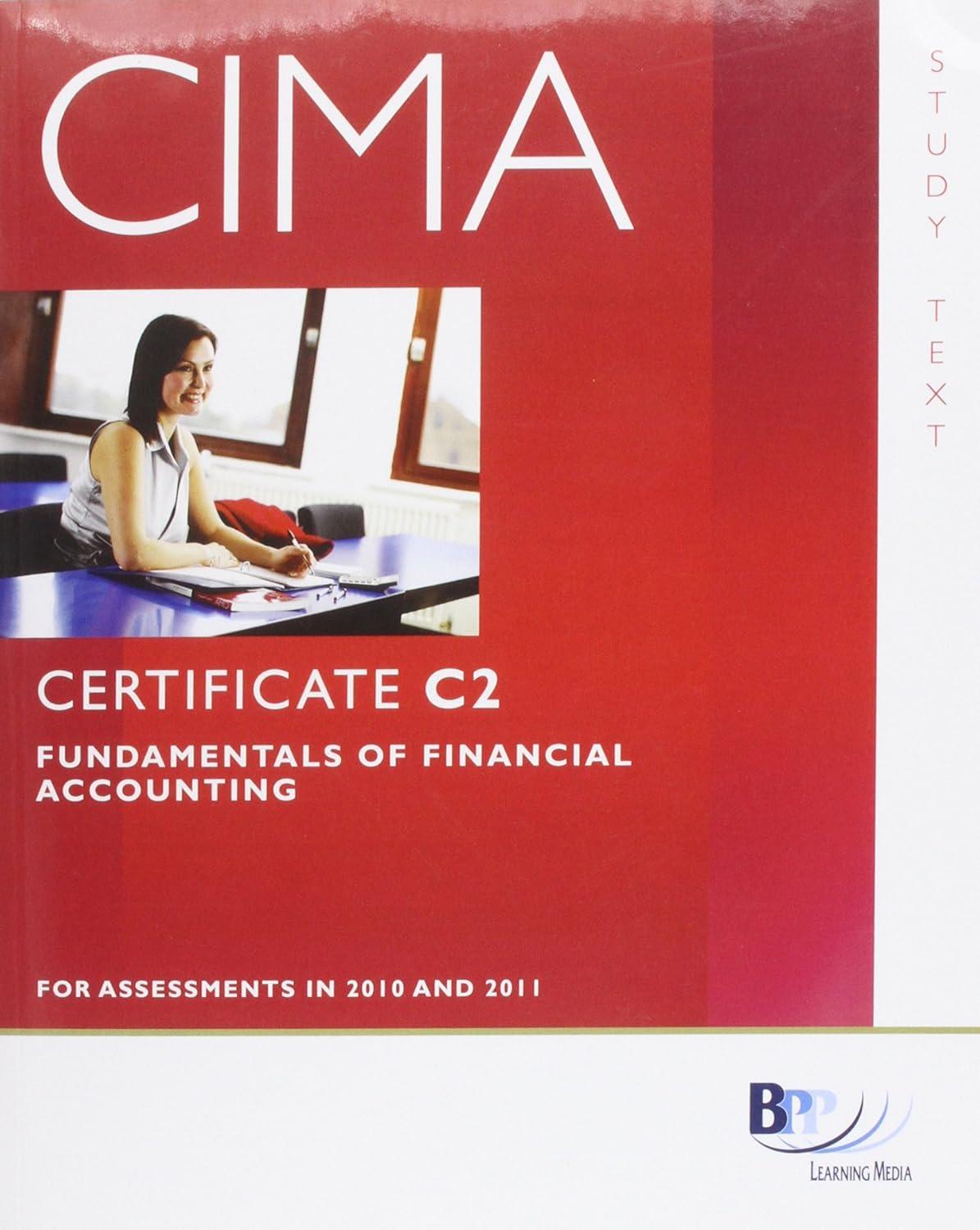 cima - c02 fundamentals of financial accounting study text 1st edition bpp learning media 0751780693,