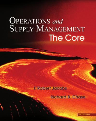 Operations And Supply Chain Management The Core Plus