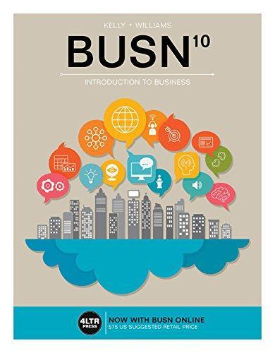 BUSN10 Introduction To Business