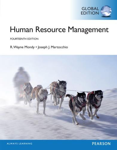 human resource management 14th global edition r wayne dean mondy, joseph j martocchio 1292094370,