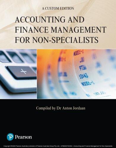 Accounting And Finance Management For Non-Specialist