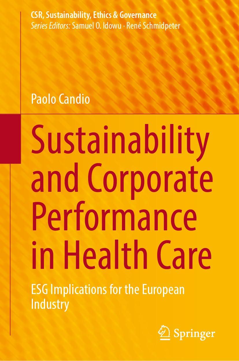 sustainability and corporate performance in health care esg implications for the european industry csr