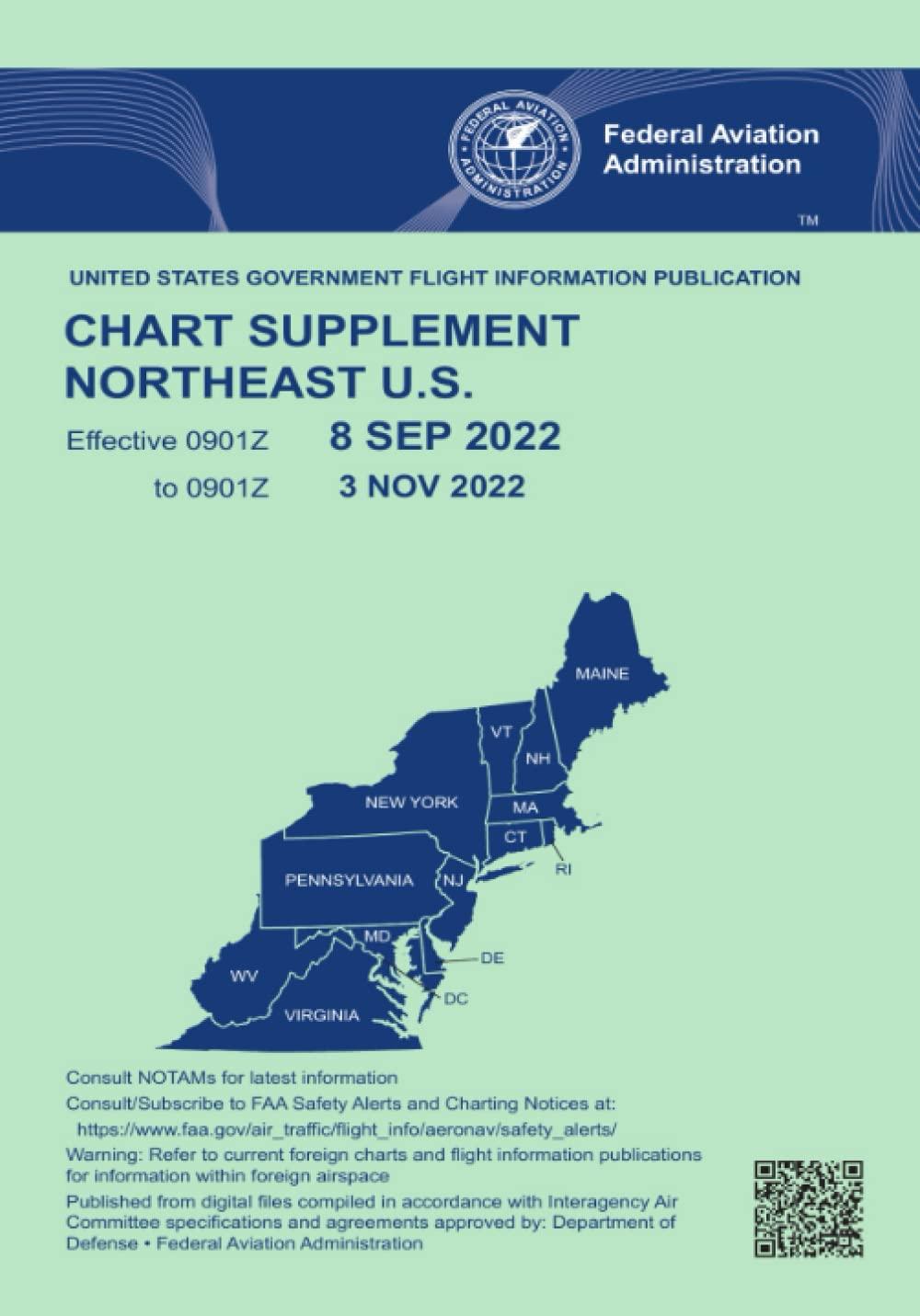 faa northeast u s chart supplement effective 8 september 2022 united states government flight information