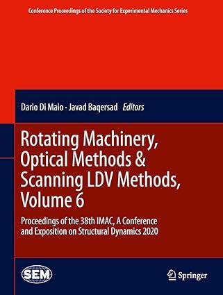 rotating machinery optical methods and scanning ldv methods volume 6 proceedings of the 38th imac a