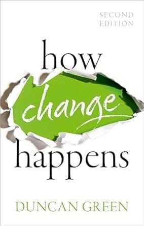 how change happens 2nd edition dr duncan green 0198899955, 978-0198899952