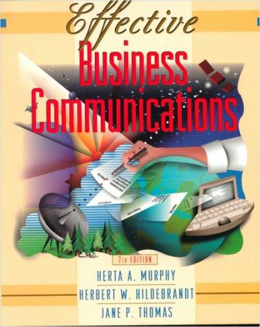 Effective Business Communications