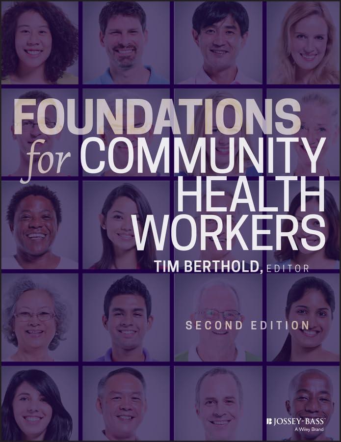 foundations for community health workers 2nd edition timothy berthold 1119060818, 978-1119060819