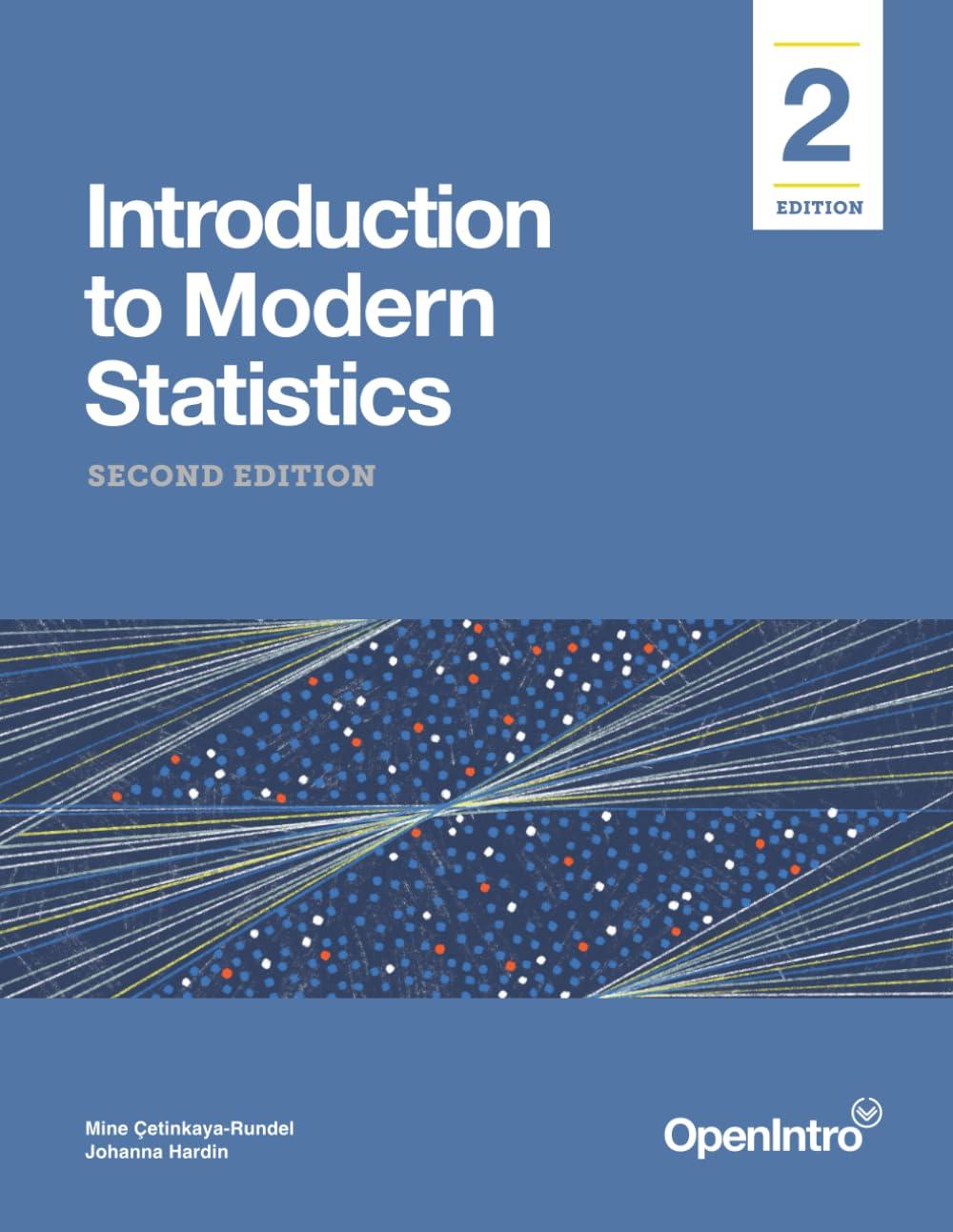 introduction to modern statistics 2nd edition mine Çetinkaya-rundel, johanna hardin 1943450277,