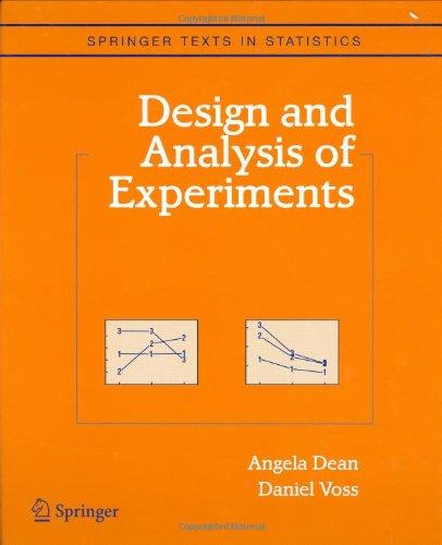 Design And Analysis Of Experiments