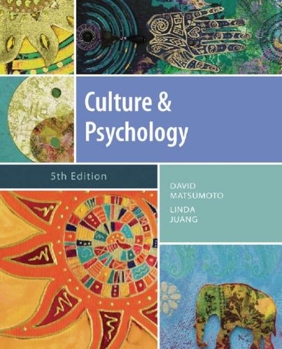 culture and psychology 5th  edition david matsumoto 9781111344931