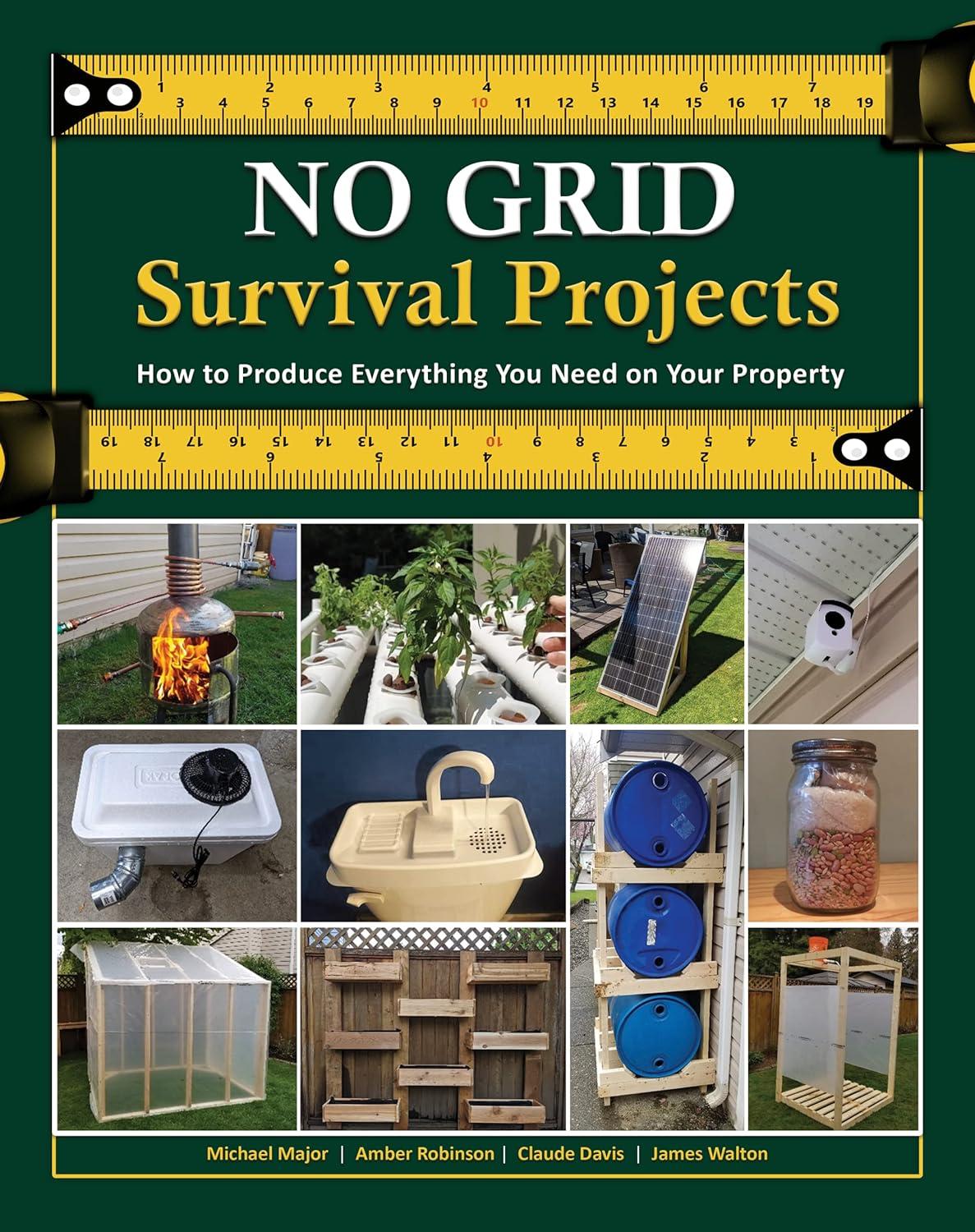 no grid survival projects 1st edition claude davis, michael major, amber robinson, james walton 173548153x,