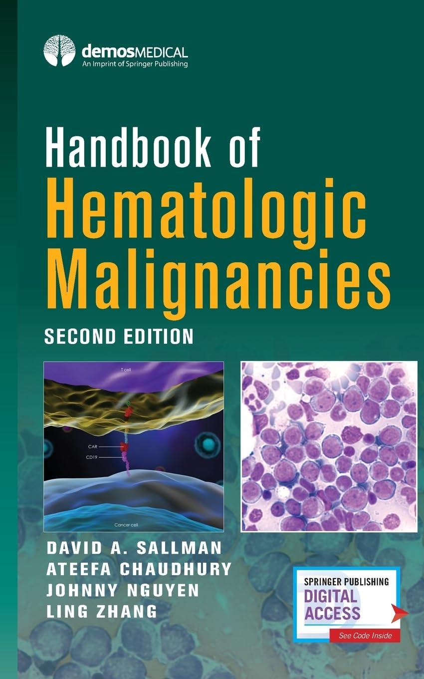 Handbook Of Hematologic Malignancies