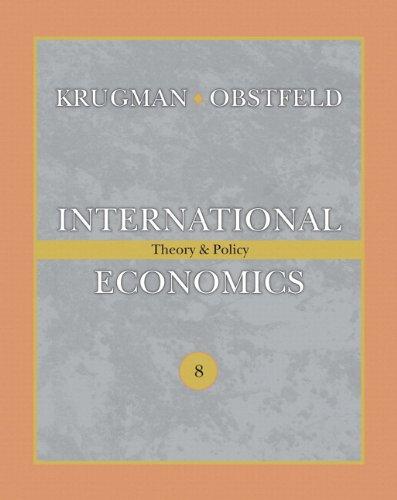 International Economics Theory & Policy