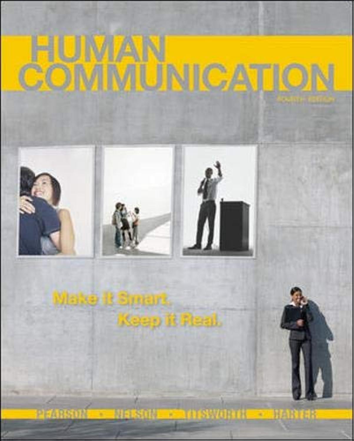 human communication 4th edition judy pearson, paul nelson, scott titsworth, lynn harter 0073406805,