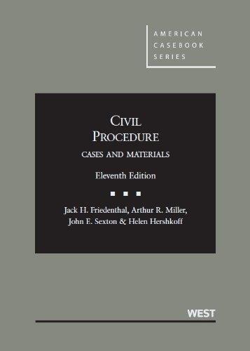 Civil Procedure Cases And Materials