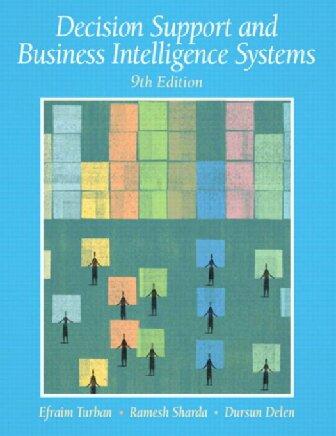 Decision Support And Business Intelligence Systems