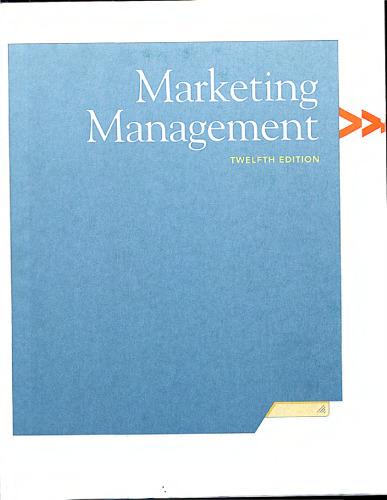 marketing management 12th edition philip kotler , kevin keller 9780131457577