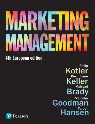 marketing management european edition 4th european edition philip kotler, kevin lane keller 9781292248448