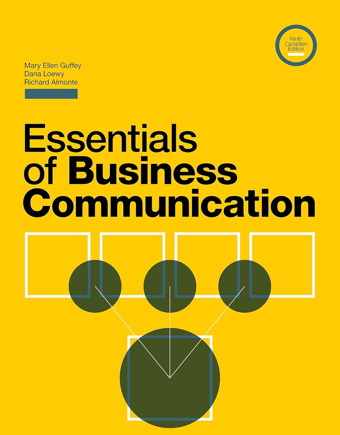 Essentials Of Business Communication