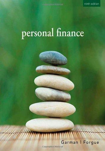 personal finance 9th edition e. thomas garman, raymond forgue 0618938737, 978-0618938735